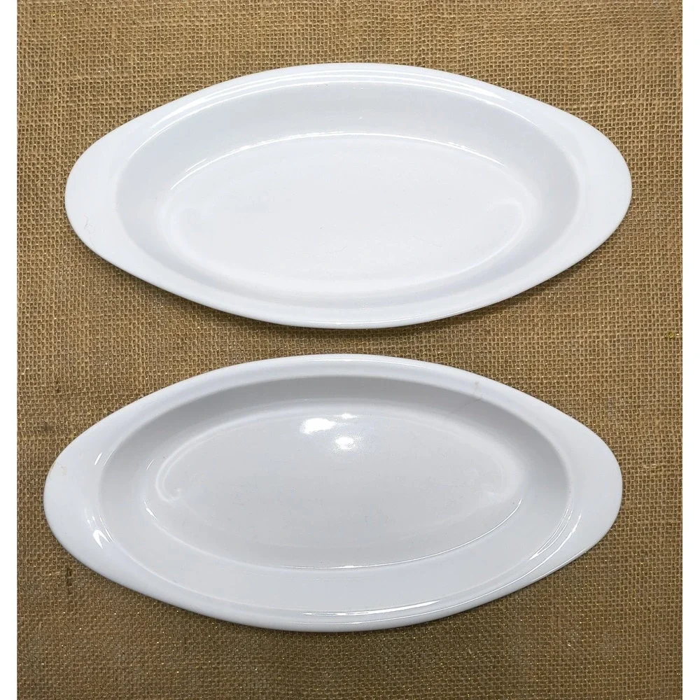 2 Corning Ware French White Stoneware 11